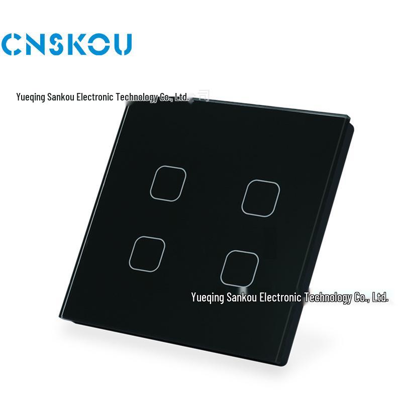 

86 Тип Європейський Стандарт Tuya WiFi Однодротовий Сенсорний Настінний Розумний Вимикач