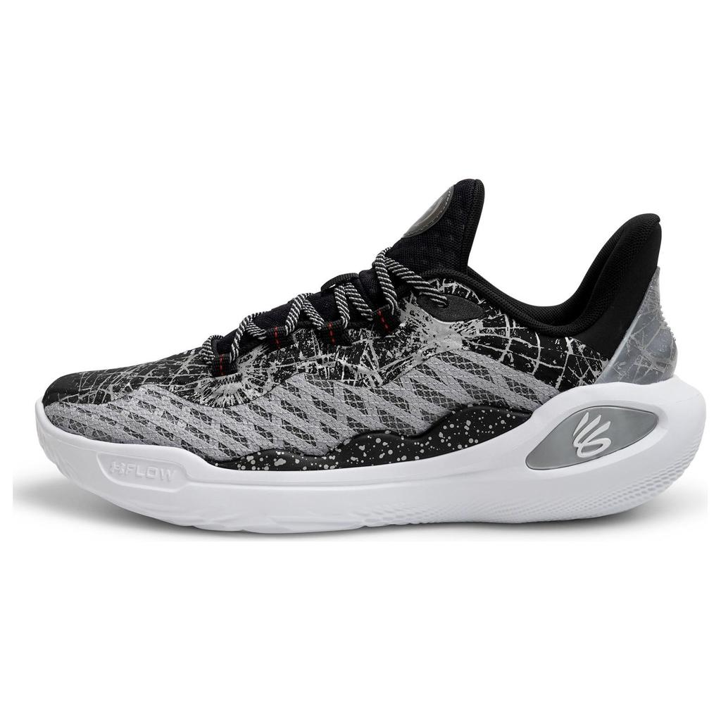 Bruce Lee x Curry Brand Curry Flow 11 Future Dragon Men Sneakers Black Metallic-Silver White 3027503-001