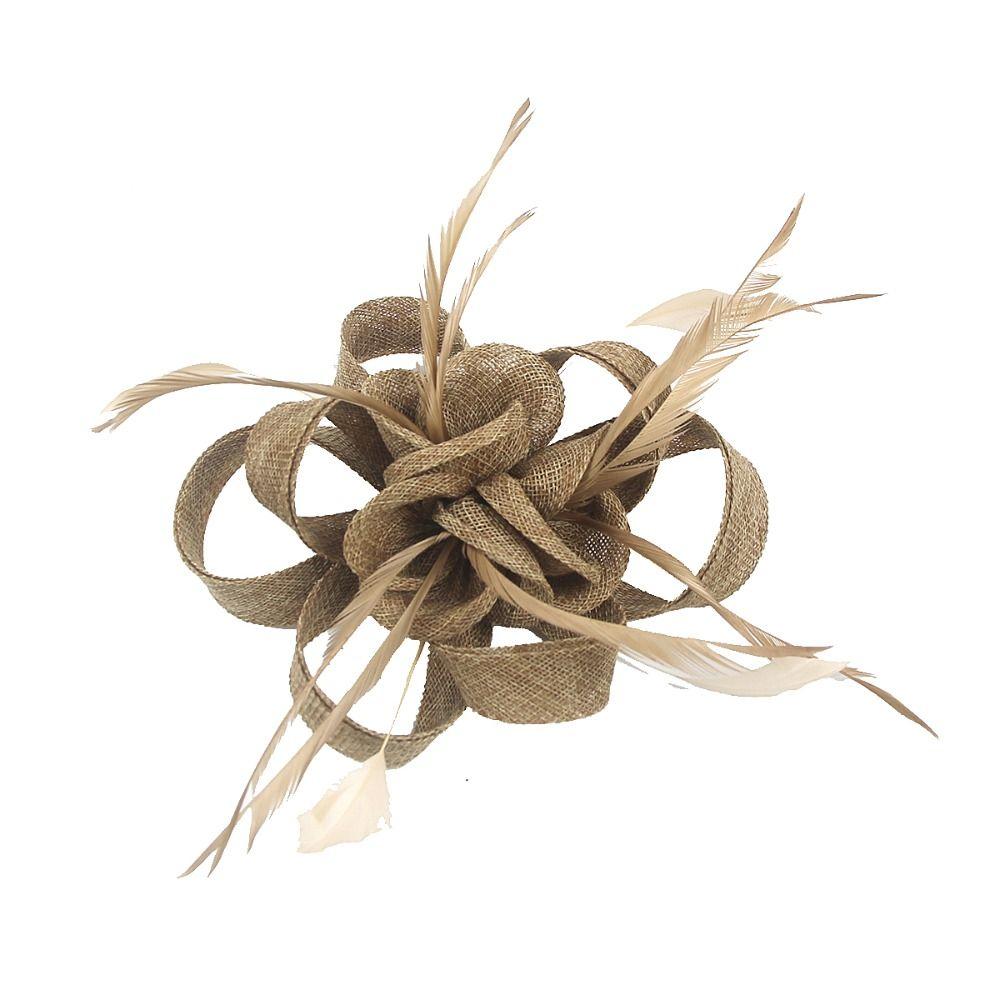 AYNKH Chapeau à Fleurs En Maille, Bandeau De Mariage Rétro En