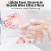 Disposable Soap Tablets Soap  Paper Sheets Portable Travel Fragrance Bath Towels  Foam Paper Soap Boxes Soap Sheets Soap Dish