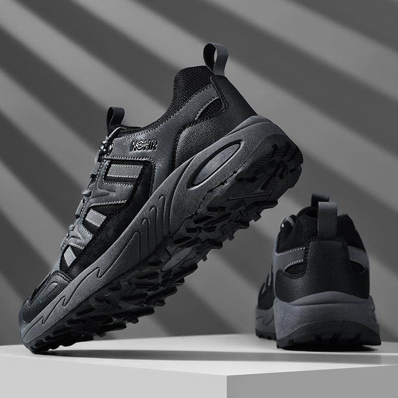 Hiking Shoes Men's Mountain Functional Shoes Platform Leisure Niche Hiking Shoes Outdoor Camping Non-slip Foreign Trade Replacement