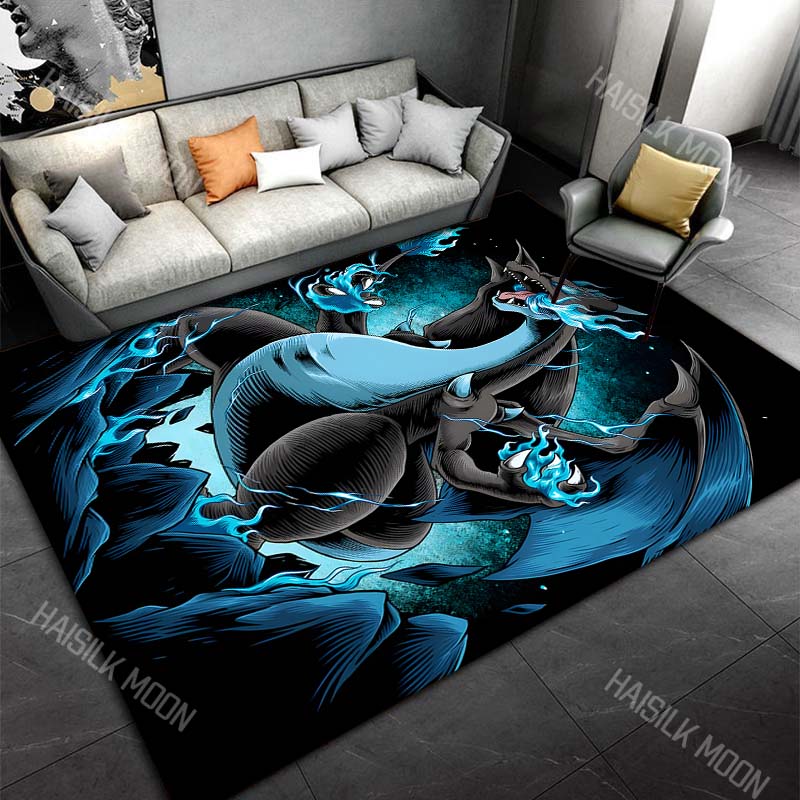 17Styles Monsters C-Charizard Carpet for Living Room Bedroom Kid's Room Game Room Home Decor Area Rug Non-slip Mat Potdemiel
