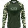 Veste de pêche à manches longues Pelagic pour homme avec capuche Protection solaire Pêche aux leurres Pêche en mer Combinaison de pêche à capuche