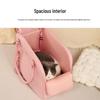 Wakytu British Pet Carrier: Large Capacity Cat/Dog Crossbody Bag, Breathable & Comfortable Handbag