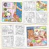 Relaxing Coloring Books Arts Beginners Handicraft DIY Drawing Cozy Friends Book Bold Easy-to-follow Patterns