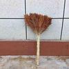 Handmade Red Pith Grass Broom for Indoor Cleaning