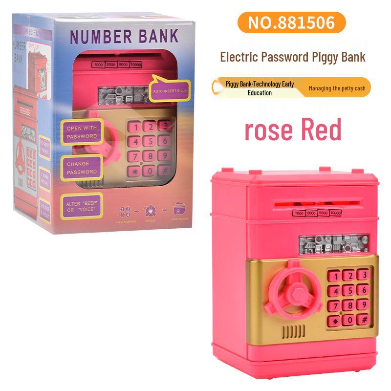 Children's Fun Electric ATM Piggy Bank with Combination Lock