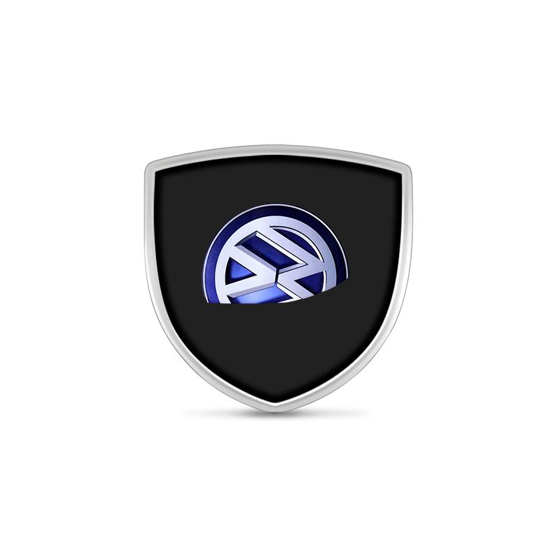 

Car Stickers New Metal Shield Sticker Car Trunk Window Side Emblem Decorative Badge Decal For Volkswagen VW Scirocco GOLF MK6