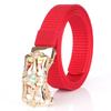 New Women'S Commuting Belt With Automatic Buckle Nylon Waistband, Outdoor Leisure Versatile Double-Layer Thick Belt