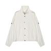 European and American Style New Fashionable Versatile Solid Color Stand-up Collar Bomber Jacket