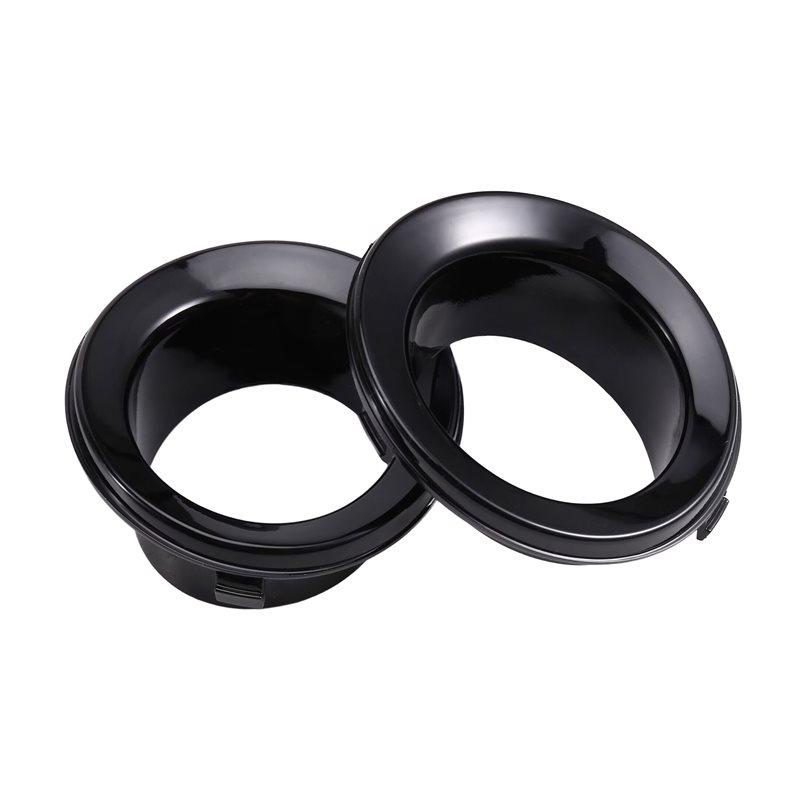 X39A-For Mini R50 R52 R53 2002-2006 Compatible Car Front Fog Light Frames Trim Rings- 51117127941& 51117127942