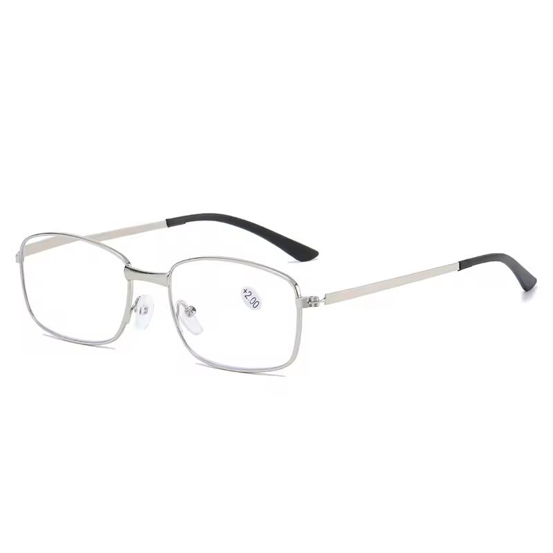 HH8005 Metal Frame Full-rim Designer Male Female Unisex Anti Blue Light Custom Logo Reading Glasses