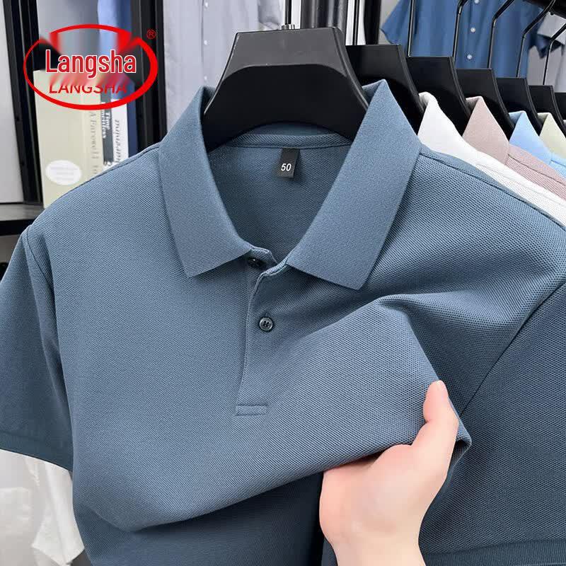 Langsha Premium Men s Short Sleeve Polo Shirt XL