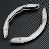 2pcs Carbon Fiber Non-Slip Steering Wheel Cover Car Accessories For Porsche Boxster Cayenne Panamera Macan Cayman 911 918 996 917 991