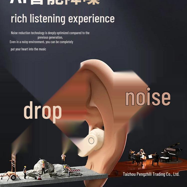 2025 ENC True Noise Cancelling Wireless Bluetooth Earphones: Ultra-Long Battery, Comfortable for Sports & Running.