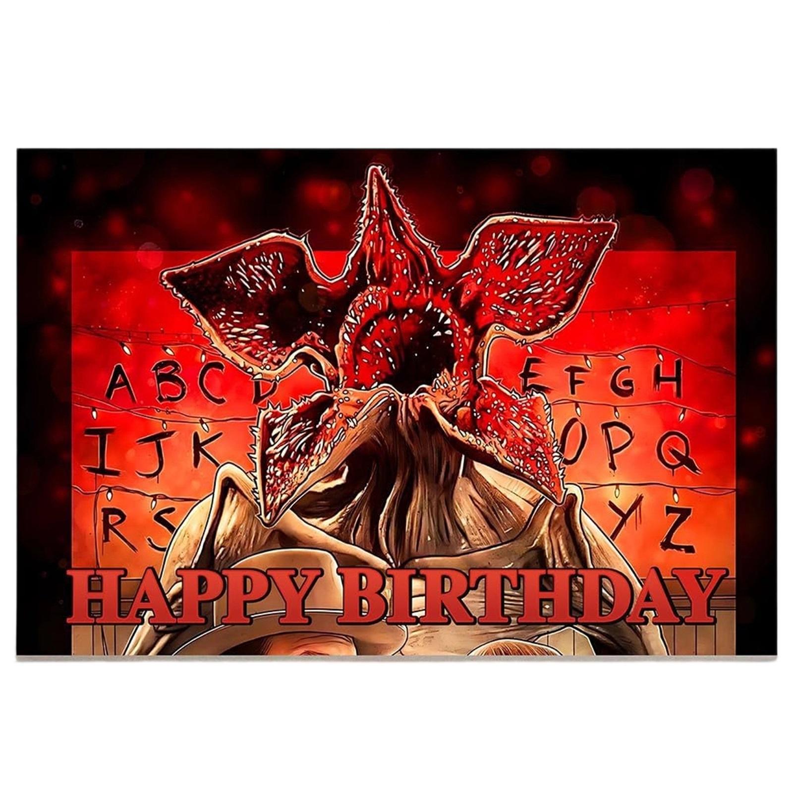 Story Theme Birthday Photography Background Cloth Horror Birthday Party Photography Background one size