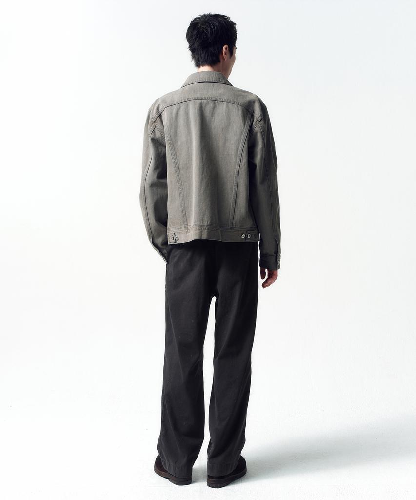INSILENCE Vintage Officer Chino Pants Charcoal