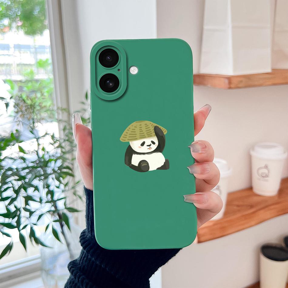 For iPhone 17 Pro Max / iPhone Air Phone Case Lovely Cartoon Liquid Silicone Full Coverage Anti Drop Bumper For iPhone17 Fundas