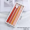 Transparent T-Shaped Glass Candlestick for Home, Living, and Dining Room Decoration