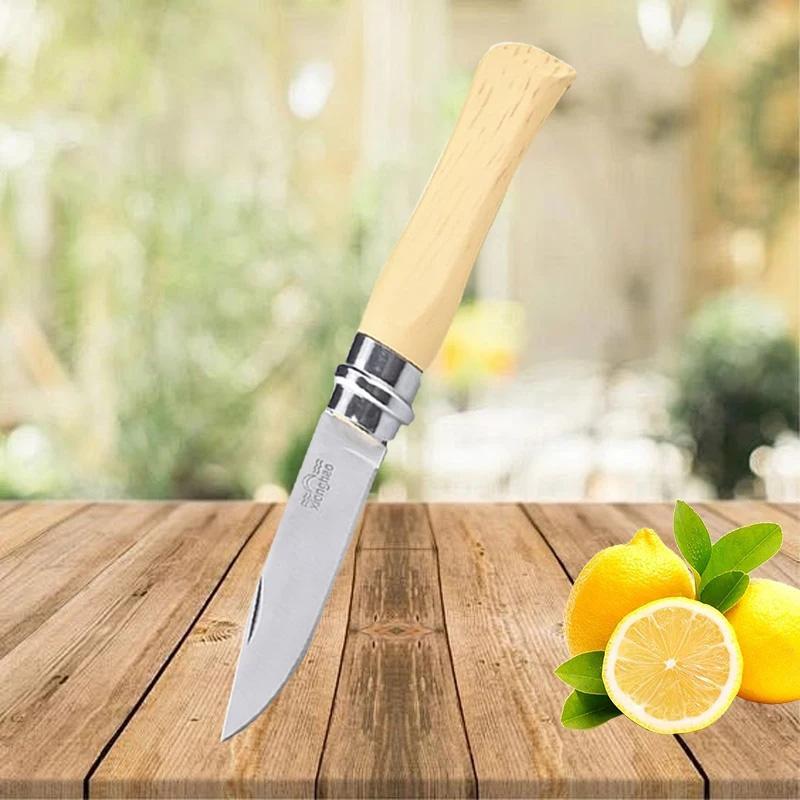 WXCOO Kitchen Slicing Knife Portable Folding Pocket Knives Utility Meat Cleaver Ultra Kitchen Accessories Fruit Cutting Tool