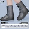 Children's and Men's Waterproof Non-slip Rain Boot Covers - Reusable, Wear-resistant Silicone for Cycling and Outdoor Use.