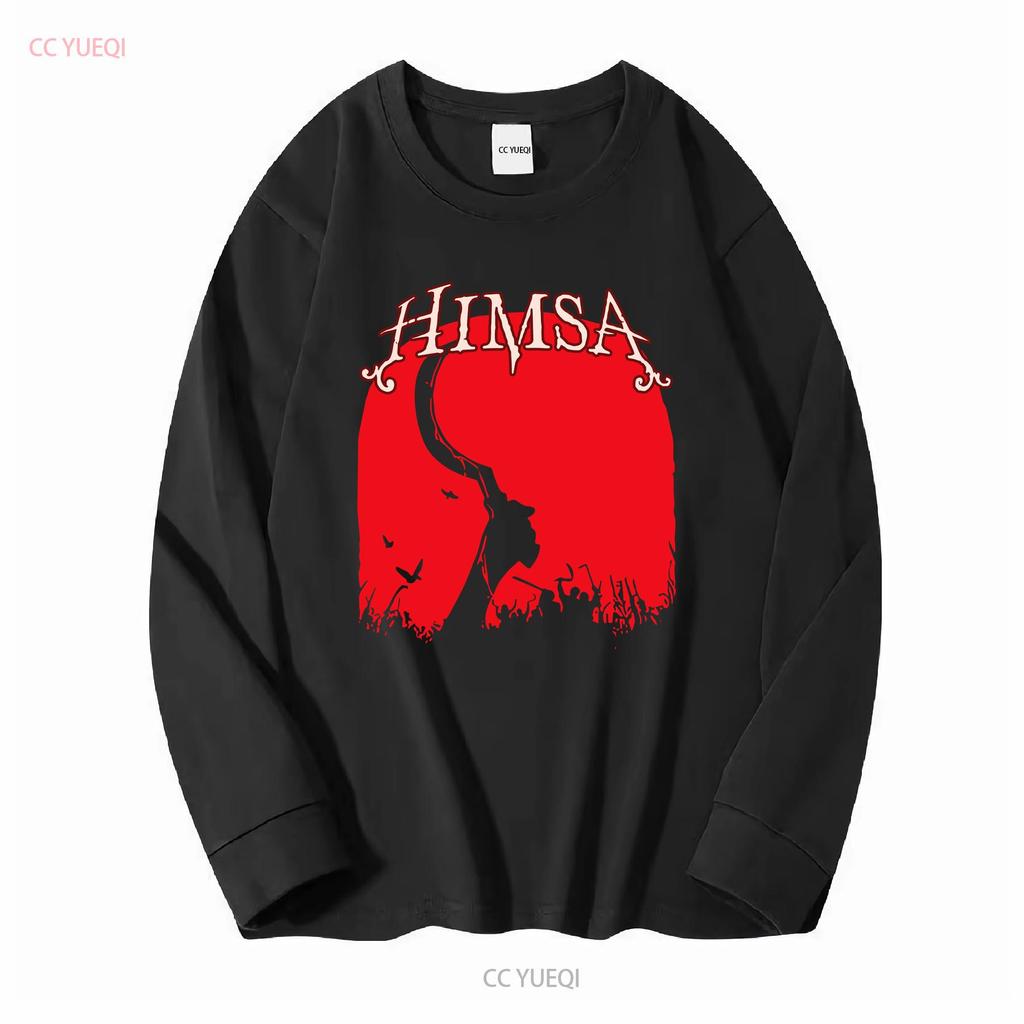 VTG Himsa Band T Shirt Size XL Y2K Metal Metalcore long or short sleeves vintage Washed graphic Comfortable Slightly Stretched