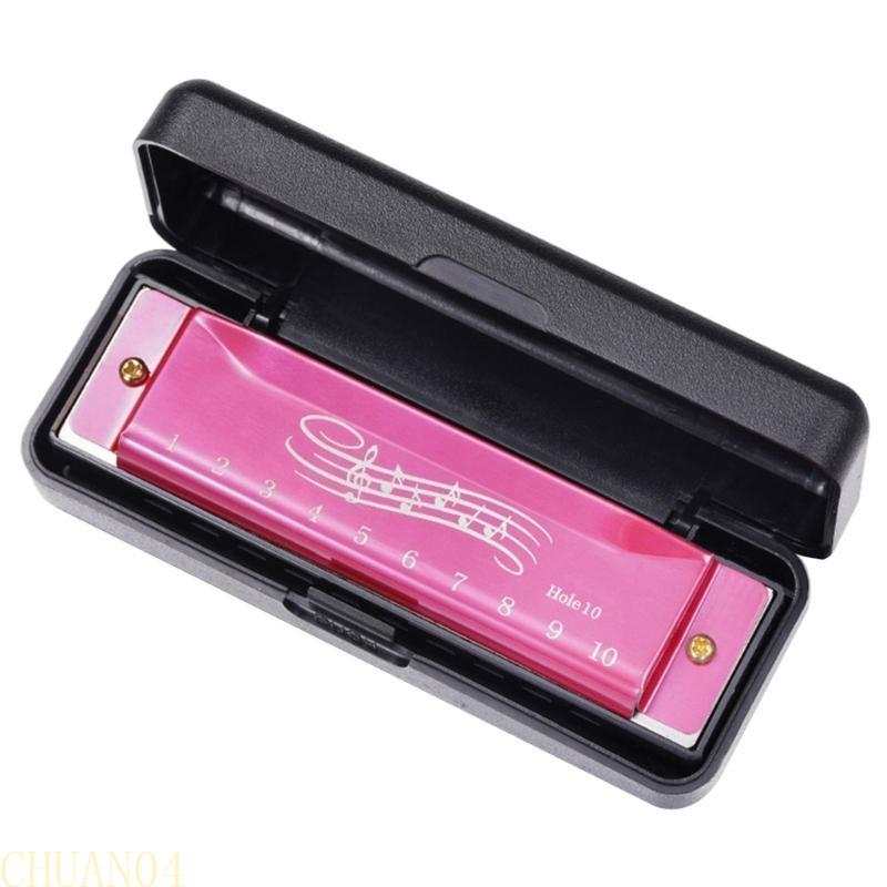 A1A2 Harmonica 10 Hole 20 Tones Chromatic Mouth Organ Harmonica Chromatic Harmonica of C for Professionals and Students
