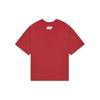 We11done Ss22 Logo Monster Color Block Round Neck Short Sleeve T-Shirt Unisex T-Shirts Red WD-TT1-22-650-U-RD