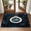 Club Brugge FC Design Crystal Velvet Rug Soft Decorative Mat for Bedroom Entrance
