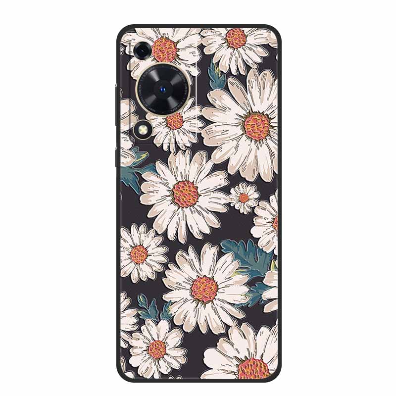 3D Emboss Case For Huawei Nova Y72s Y63 Y72 12s Pura 70 Pro Ultra P60 Pro Phone Case Y 72 S Y 63 Black Silicone Soft Back Cover