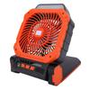 Solar Camping Fan 7800mah Battery Powered Fan Rechargeable Outdoor Tent Fan for Picnic Barbecue Fishing Travel