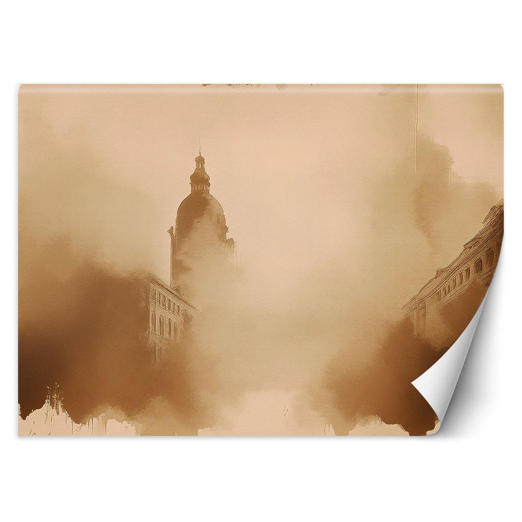 Wallpaper Retro Cityscape