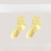 Spring and Summer Women's Socks: Pure Cotton Mid-calf Socks, Soft, Comfortable, Breathable and Not Prone To Pilling. Solid Color Mid-calf Socks
