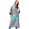 Longzhan Microfiber Quick-Dry Hooded Beach & Bath Towel