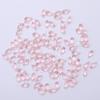 100x Crystal Glass Faceted Beads Charm Pendants Drilled DIY Craft Clear