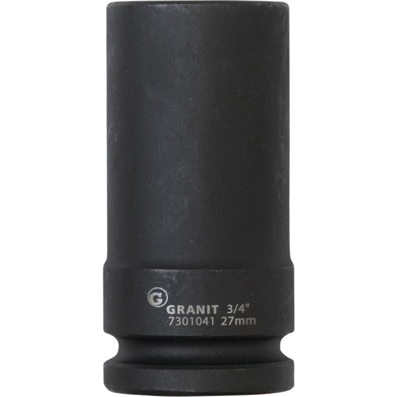 3/4" Impact Socket, Hexagonal, Long,