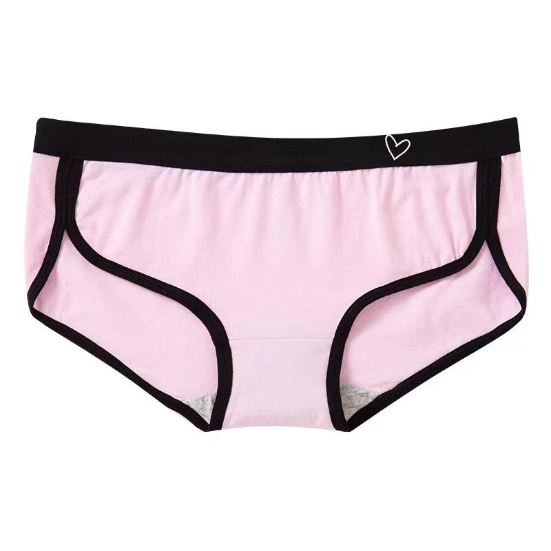 Women's Briefs Cotton Sports Fitness Low-Rise Solid Soft Breathable Panties Lingerie Underwear For Woman Intimates