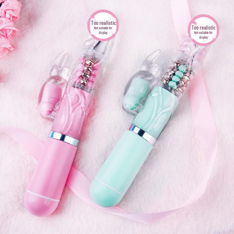 Rotating Bead Stick Vibrator - Youth Style Rechargeable Massage Toy for Women, 50/Box