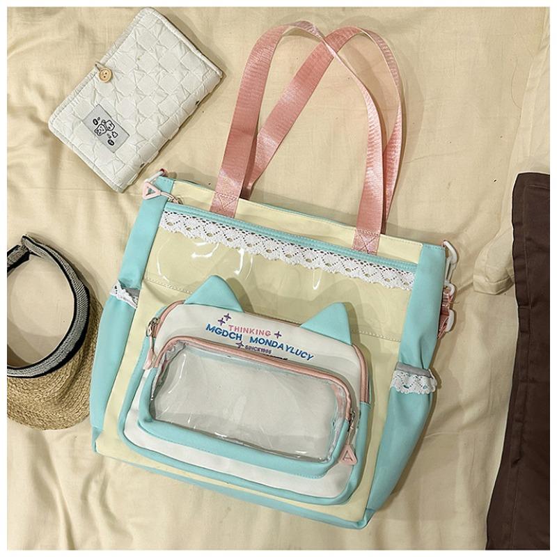 New fresh and sweet candy color bar junior high school students lightweight large capacity backpack