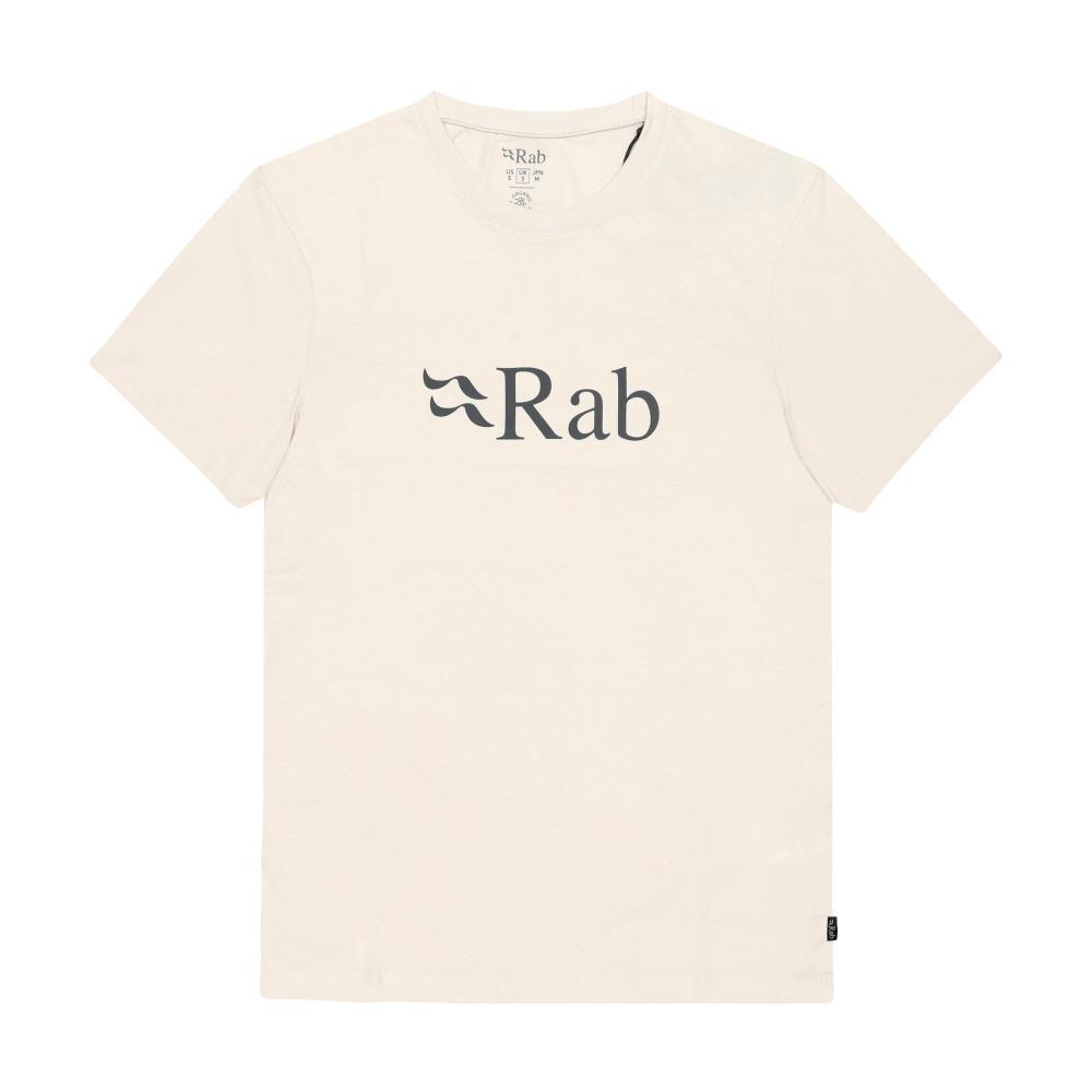 

Rab STance Logo Men S T ShirT Qcb 08 Ecru QCB-08 ECRU (L)