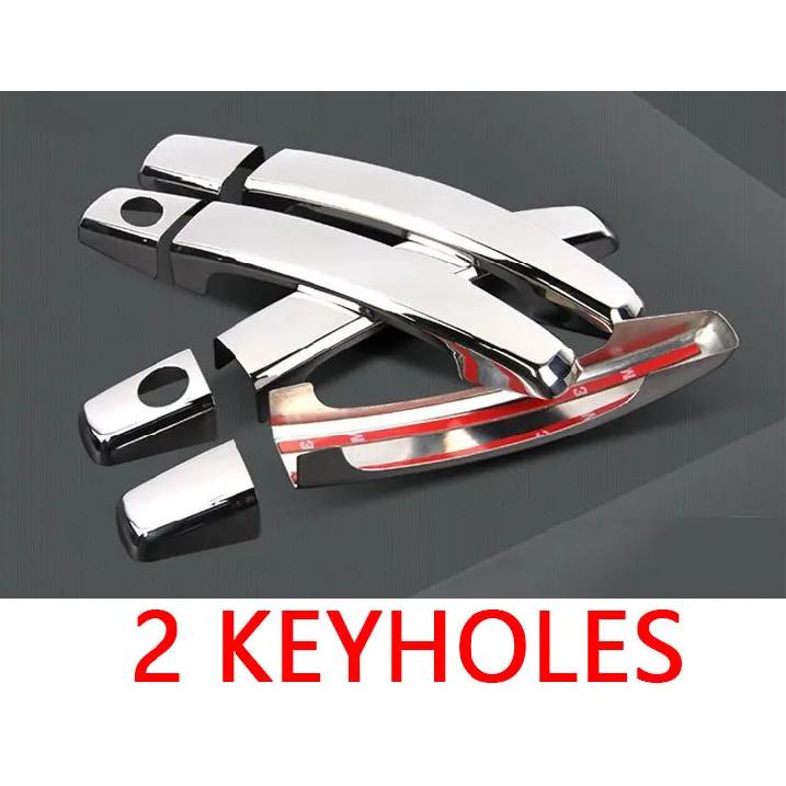 For Peugeot Partner Citroen Berlingo II 2008-2016 Chrome Handle Covers Trim Set of 4Pcs Accessories Stickers Car Styling Tepee