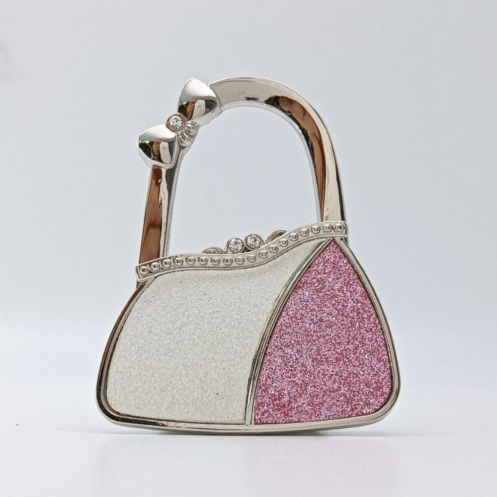 Pretty Foldable Purse Hook for Women Creative Durable Table Hanger Portable Handbag Hook for Table