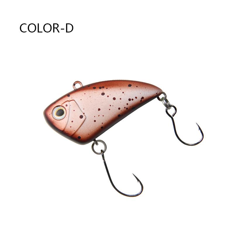 Full Swimming Layer Vib Sinking Vibration Lure Single Hook Fishing Lure With Noise Rattle for Bass and Culter