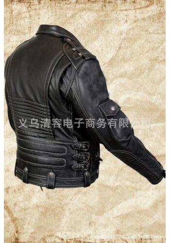 New products, new leather jackets, hot-selling European and American retro leather men's coats