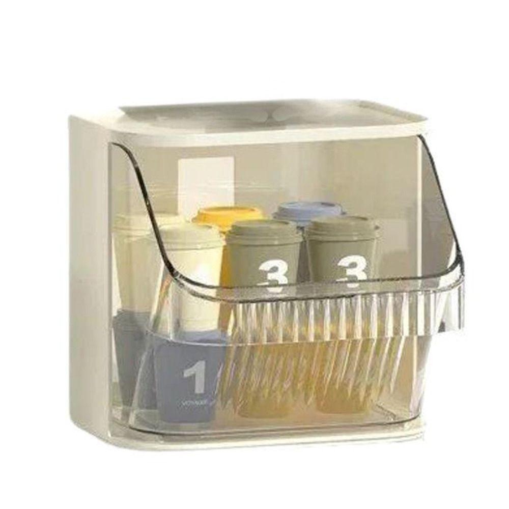 Multifunction Storage Drawer Rack Eco-friendly Material Transparent Display Storage Box Space Saving Stackable