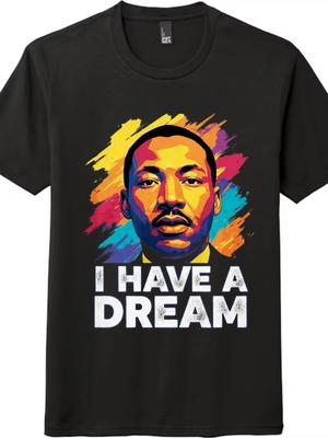 T-shirt Unisex Martin Luther King Jr - I Have a Dream T-shirt Grafica Pop Art