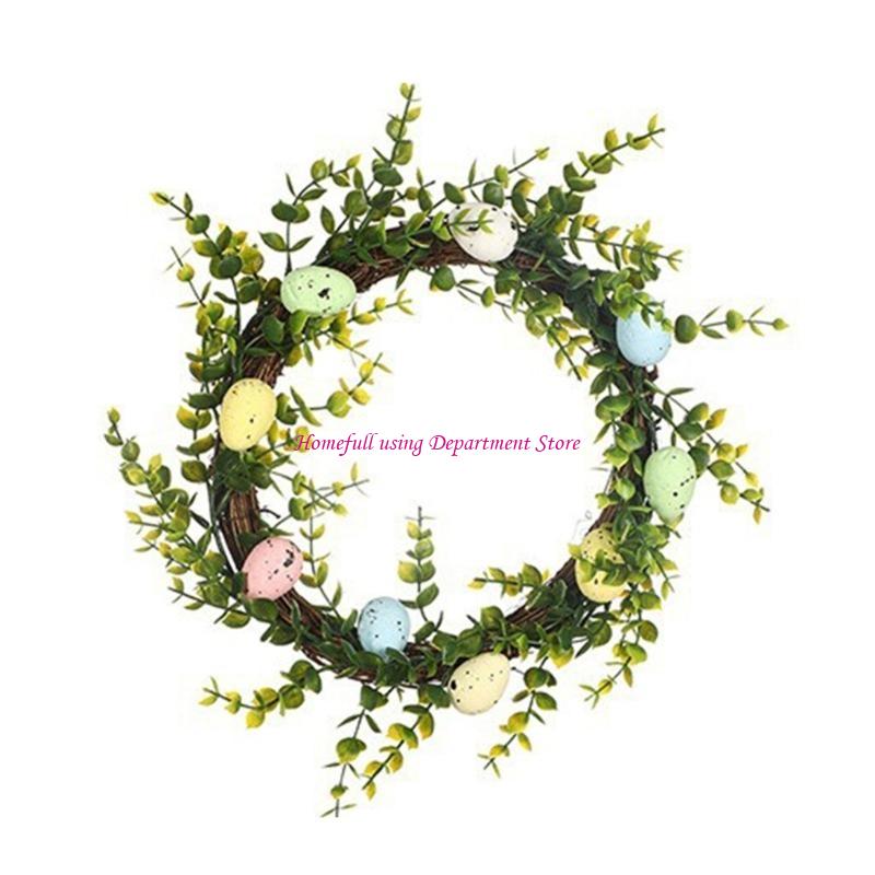 

Декоративний весняний вінок зі штучними квітами Стильні гірлянди для використання на вулиці