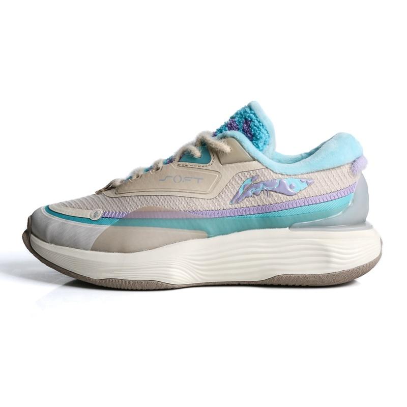 (WMNS) Li-Ning Soft Warm Blue Beige Women s AGLT122-4 EU 37