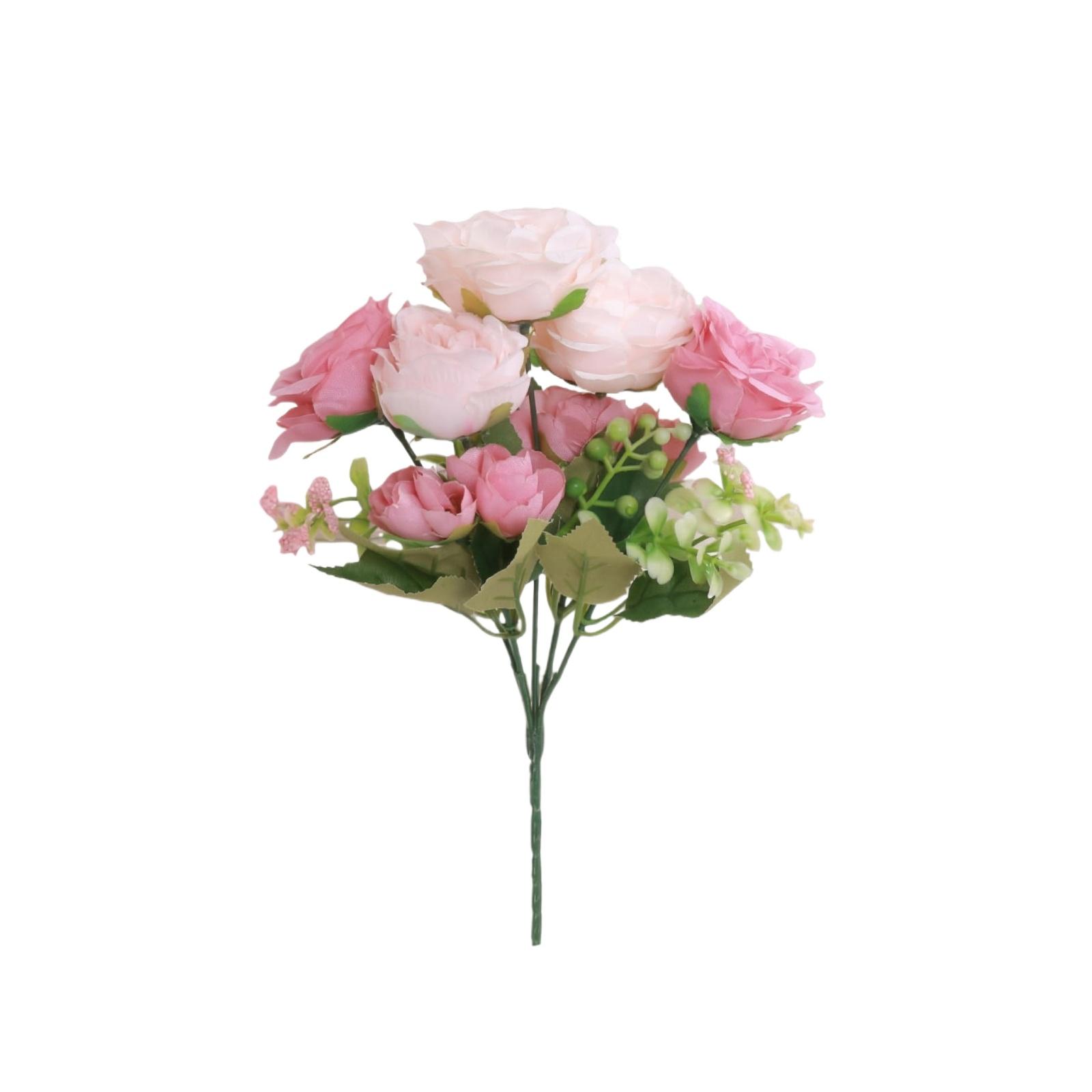 

1 шт. Искусственный цветок на одном стебле Реалистичный Искусственный цветок для декора дома и свадьбы Устойчивый к выцветанию Искусственный цветок для декора помещений и улицы One Size розовый