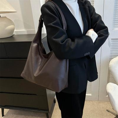 Fashion Casual Big Bag Women's 2025 Winter New Fashion Casual Tote Bag Fashion Trend Shoulder Messenger Bag